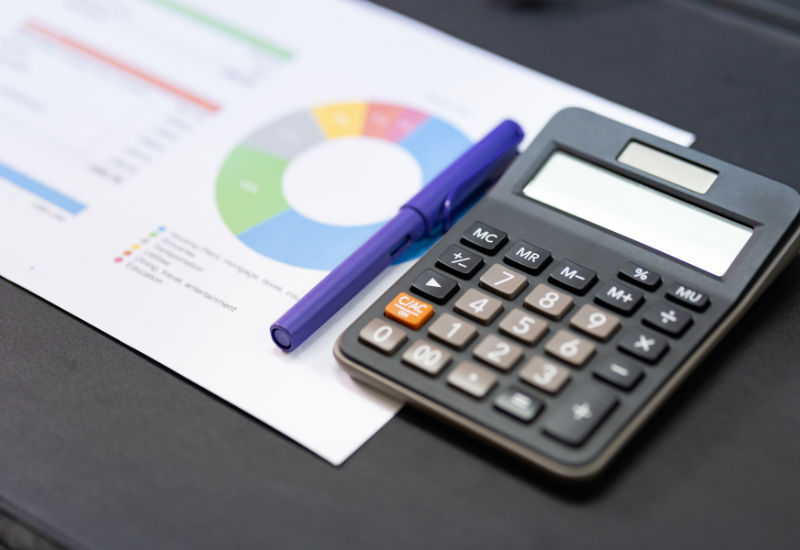 picture of budget document and calculator